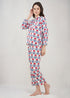 Women's Handblock Pyjama Set Genda